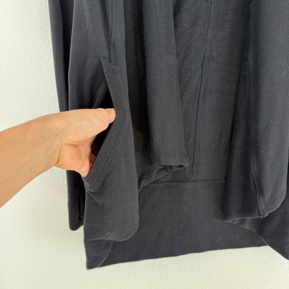 Athleta Pranayama Open Wrap Knit Cardigan XXS Black - Picture 8 of 10